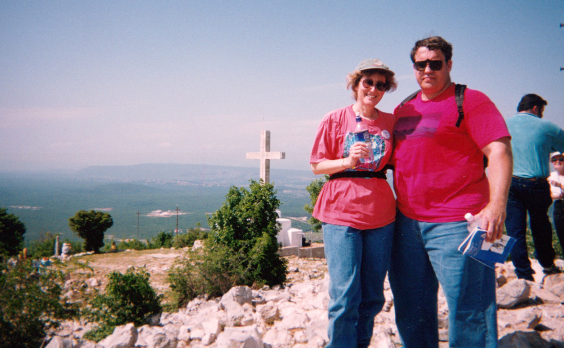 Michelle and Stu on Cross Mountain